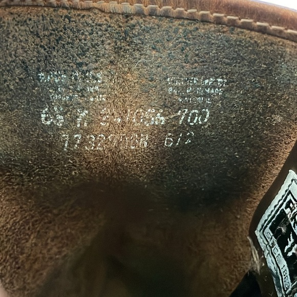 Frye 12R Harness vintage Brown Tall Square Toe Moto Riding Boots Women’s 6.5 - Picture 6 of 12